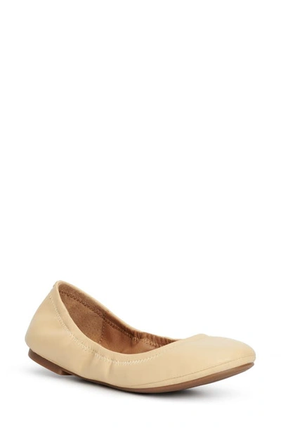 Shop Lucky Brand 'emmie' Flat In Buttered Yellow