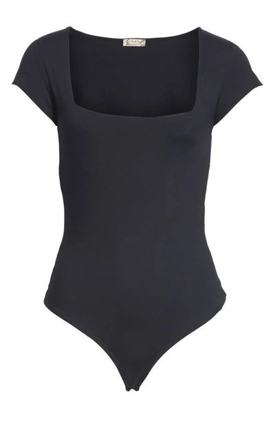 Shop Free People Square Eyes Bodysuit In Black