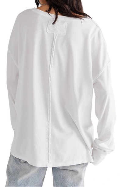 Free People Fade Into You Knit Top In Ivory