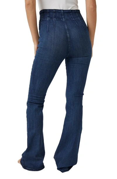 Shop Free People We The Free Jayde Flare Jeans In Night Sky