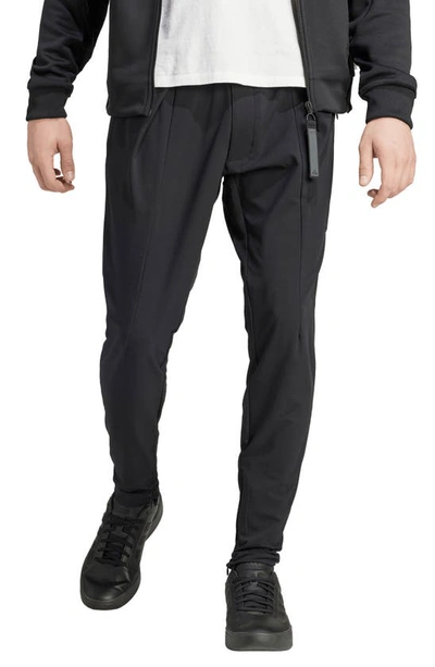 Shop Adidas Sportswear Cotton Zip Cuff Joggers In Black