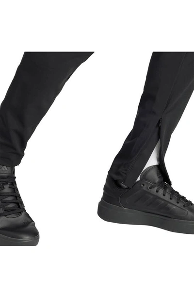 Shop Adidas Sportswear Cotton Zip Cuff Joggers In Black
