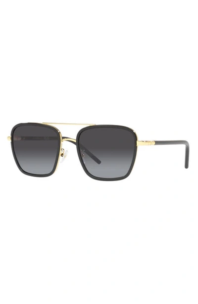 Shop Tory Burch 55mm Gradient Square Sunglasses In Black