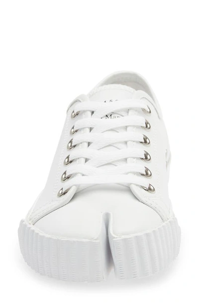 Shop Maison Margiela Tabi Low Top Sneaker In White