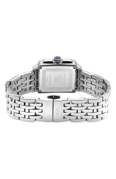 Shop Gv2 Padova Diamond Bracelet Watch, 27mm X 30mm In Stainless Steel