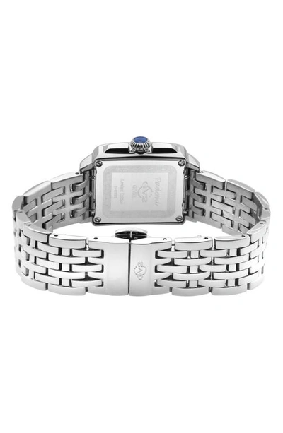 Gv2 Padova Diamond Bracelet Watch, 27mm X 30mm In Stainless Steel