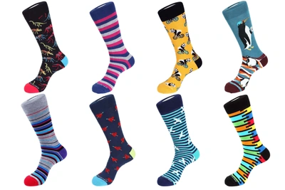 Shop Unsimply Stitched 8 Pair Value Pack Socks - 70009 In Multi