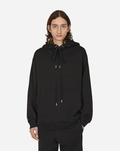 Shop Dries Van Noten Loose Fit Hooded Sweatshirt In Black