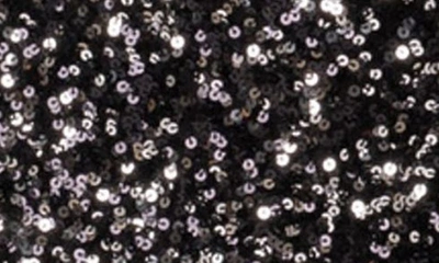 Edikted Sylvie Sequin Open Back Long Sleeve Minidress In Mix