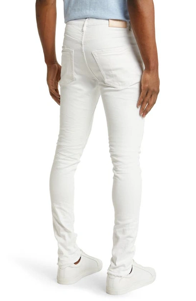 Shop Purple Brand Skinny Leg Jeans In Optic White