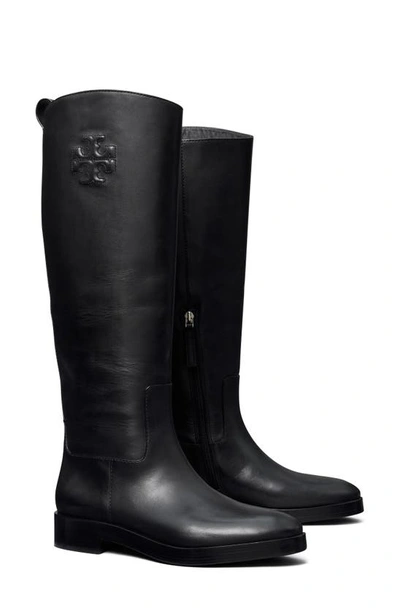 Shop Tory Burch The Riding Boot In Perfect Black
