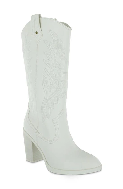 Shop Mia Taley Western Boot In White