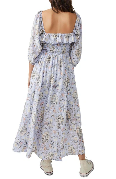 Shop Free People Oasis Print Maxi Dress In Lavender Combo