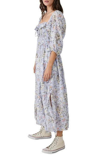 Shop Free People Oasis Print Maxi Dress In Lavender Combo