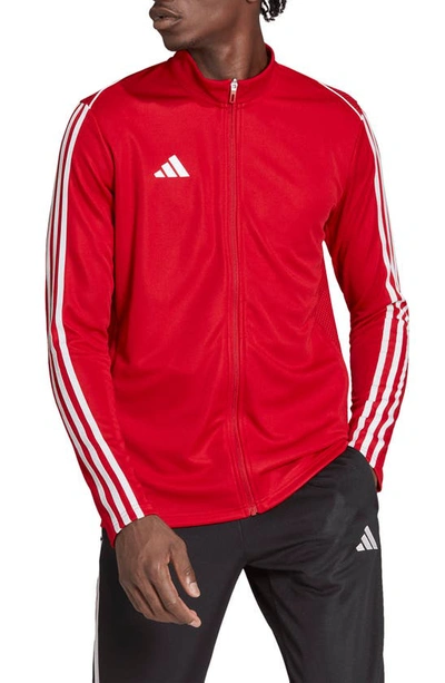 Shop Adidas Originals Tiro 23 Recycled Polyester League Soccer Jacket In Team Power Red