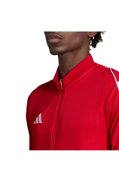 Shop Adidas Originals Tiro 23 Recycled Polyester League Soccer Jacket In Team Power Red