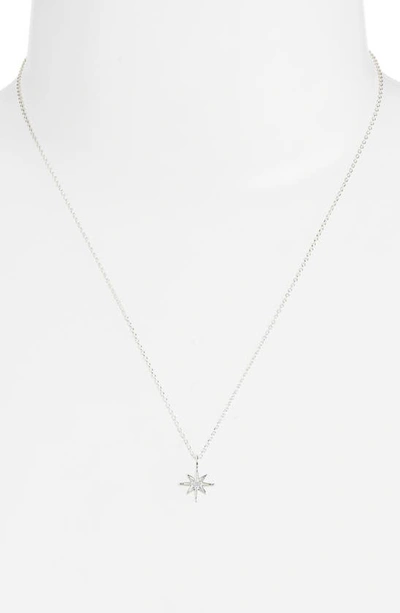 Estella Bartlett North Star Pendant Necklace In Silver