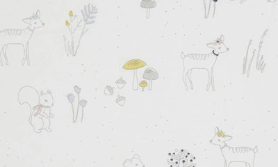 Pehr Magical Forest Crib Sheet In Grey