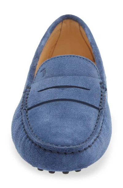 Shop Tod's Gommini Driving Shoe In Insigna Blue