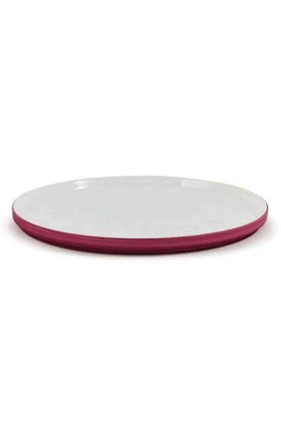 Shop Our Place Set Of 4 Side Plates In Rosa