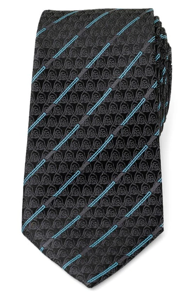 Shop Cufflinks, Inc . Star Wars™ Obi-wan Kenobi Lightsaber & Darth Vader Silk Tie In Black