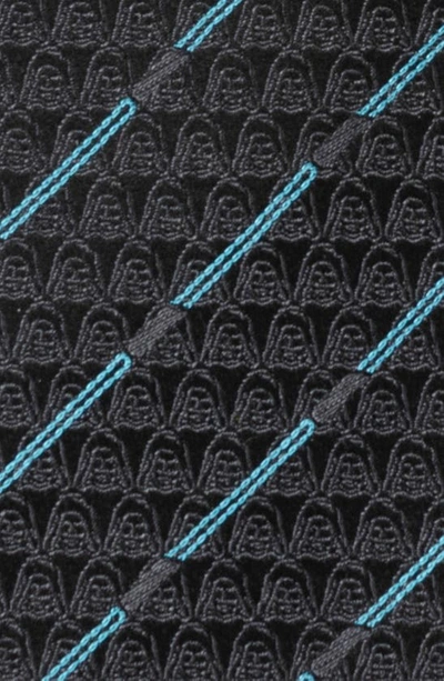 Cufflinks, Inc . Star Wars™ Obi-wan Kenobi Lightsaber & Darth Vader Silk Tie In Black