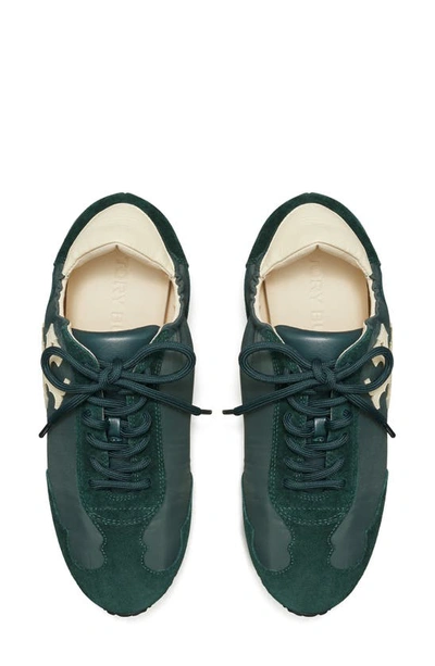 Shop Tory Burch Tory Sneaker In Forest / Everglade