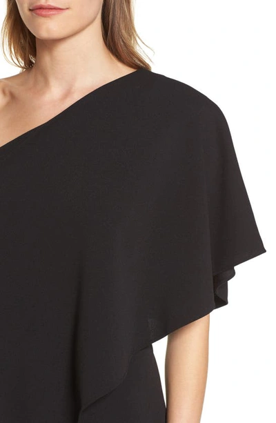 Gucci One-shoulder Jumpsuit In Black