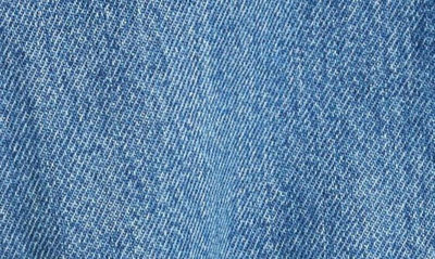 Ulla Johnson Odette Blouson Sleeve Denim Jacket In Danube Medium Indigo Wash