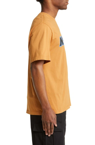 Shop Noon Goons Mechanic Cotton Graphic Tee In Caramel Brown
