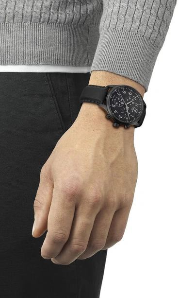 Tissot Vintage Xl Chronograph, 45mm In Black