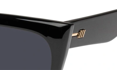 Shop Le Specs The Thirst 58mm Gradient Square Sunglasses In Black / Smoke Mono