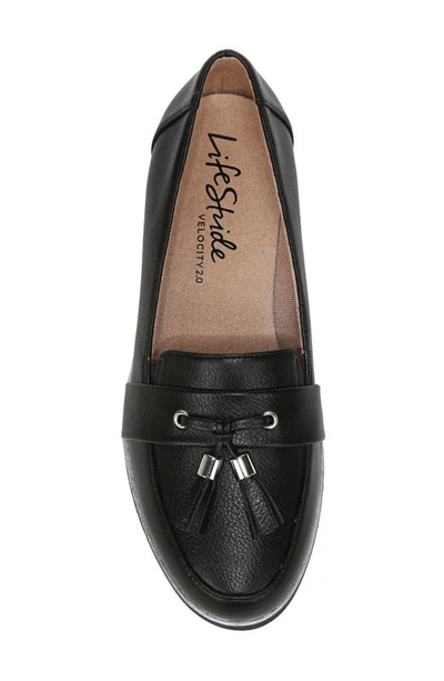 Shop Lifestride Zee Tassel Loafer In Black