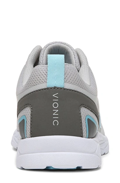 Shop Vionic Miles Ii Sneaker In Vapor/ Charcoal