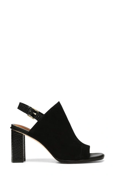 Shop Donald Pliner Iliana Open Toe Slingback Mule In Black