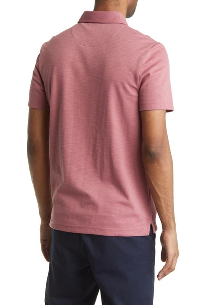 Shop Ted Baker Monlaco Regular Fit Polo In Mid Pink