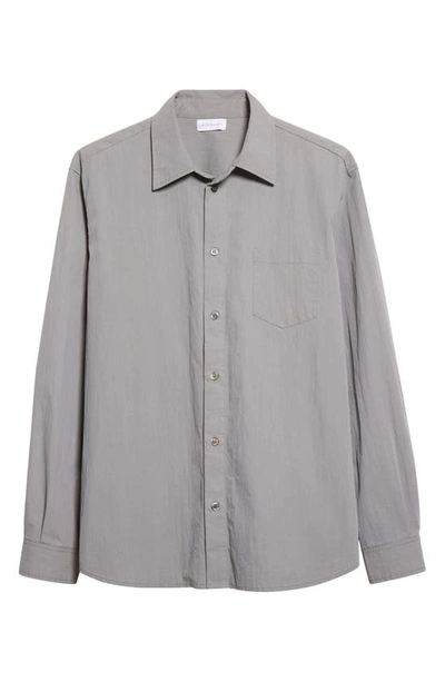 Shop John Elliott Cloak Button-up Shirt In Alloy