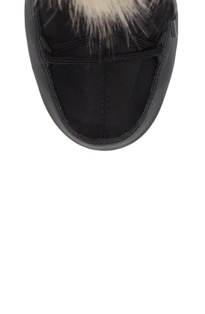 Shop Moon Boot Monaco Protecht Waterproof Faux Fur Trim Boot In Black
