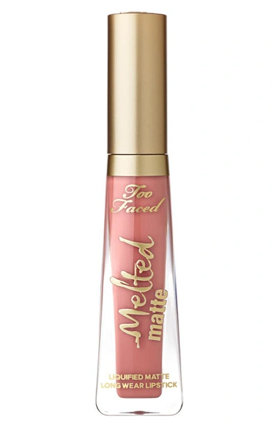 Shop Too Faced Melted Matte Liquid Lipstick In Bottomless