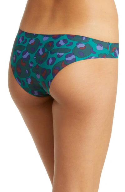 Shop Honeydew Intimates Skinz Hipster Briefs In Emerald Leopard