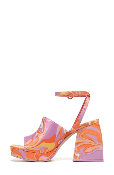 Shop Circus By Sam Edelman Miranda Platform Ankle Strap Sandal In Orange Popsicle Multi