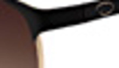 Shop Oscar De La Renta 56mm Double Clubmaster Sunglasses In Shiny Gold W/matte Black