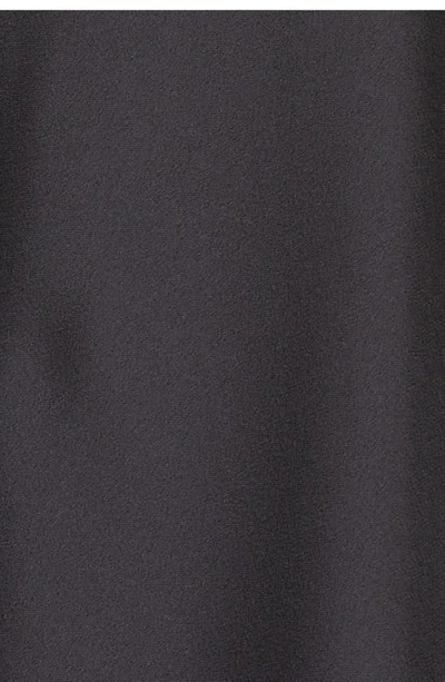 Shop Stella Mccartney Embellished Plunge Neck Satin Maxi Dress In Black