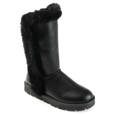 Shop Journee Collection Collection Women's Tru Comfort Foam Cleeo Boot In Black