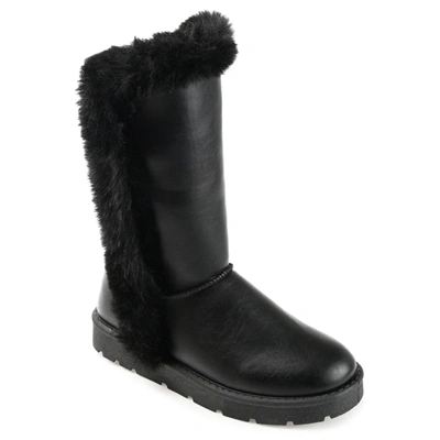 Journee Collection Collection Women's Tru Comfort Foam Cleeo Boot In Black