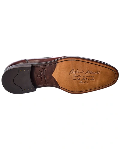 Shop Antonio Maurizi Leather Penny Loafer In Brown