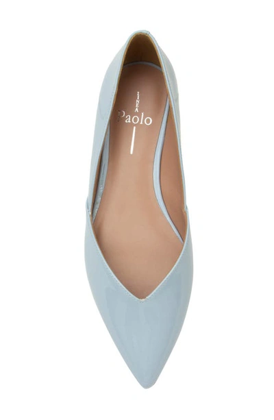 Shop Linea Paolo Nasya Pointed Toe Flat In Pale Blue