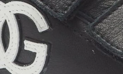Shop Dolce & Gabbana Dg Interlock Logo Low Top Sneaker In Black/ White