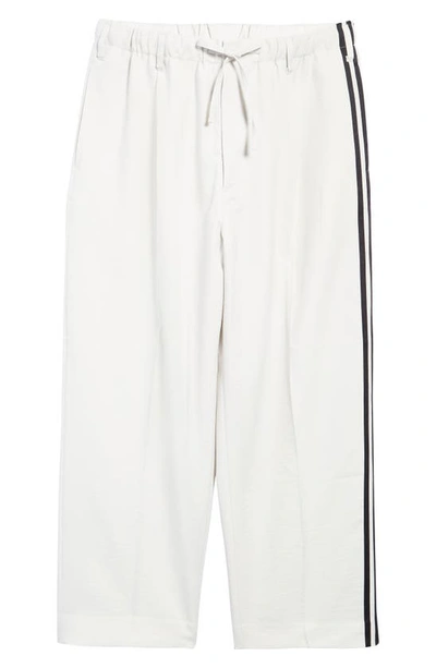 Shop Y-3 3-stripes Pants In Orbit Grey