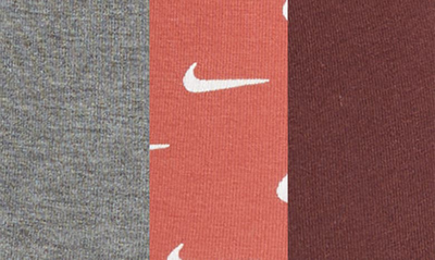 Shop Nike Dri-fit Essential 3-pack Stretch Cotton Boxer Briefs In Burgundy Crush